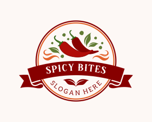 Spicy Red Chili Peppers logo