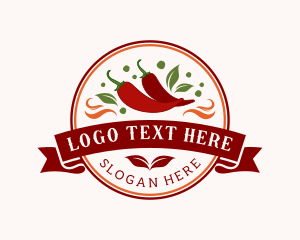 Spicy - Organic Spicy Chili logo design