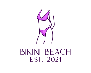 Human Body Swimsuit  logo design