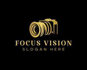 Golden Camera Lens logo