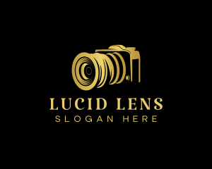 Antique Camera Lens logo design