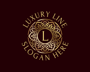 Luxury Floral Ornament logo design