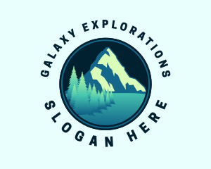 Mountain Summit Landscape logo design