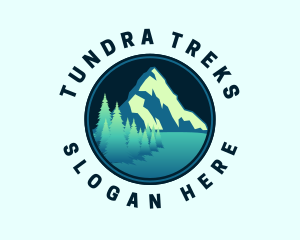 Mountain Summit Landscape logo design