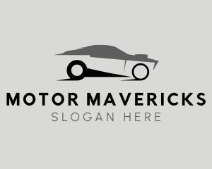 Race Automobile Motor logo design