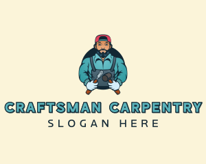 Construction Handyman Carpenter logo design