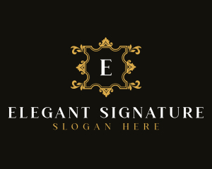 Elegant Flower Boutique logo design