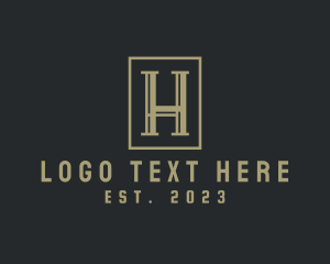 Elegant Startup Business Letter H logo