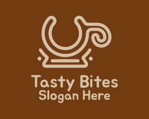 Brown Coffee Mug  Logo