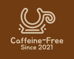 Brown Coffee Mug  logo design