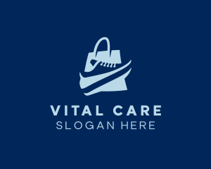 Shoe Sneakers Shopping Logo