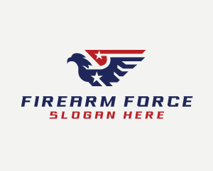 American Military Eagle logo design