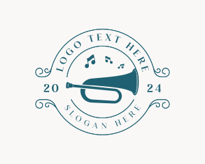 Trumpet Musical Instrument logo