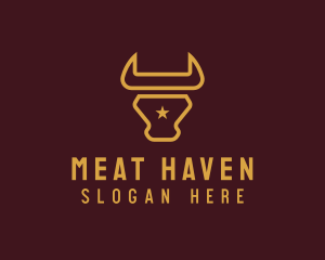 Western  Bull Meat logo design