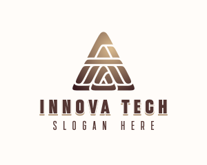 Pyramid Tech Agency logo design