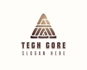 Pyramid Tech Agency logo design