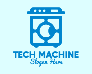 Blue Washing Machine  logo