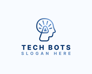 Head Artificial Intelligence logo design