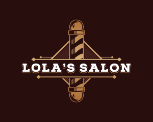 Luxury Salon Barbershop  logo design