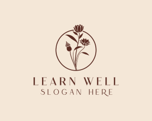 Flower Wellness Spa logo design