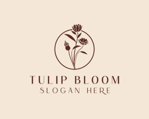 Flower Wellness Spa logo design