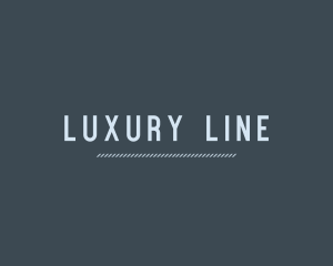 Thin Line Business logo design