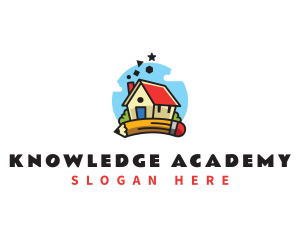 Educational Kindergarten Pencil logo