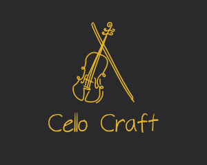 Golden Violin Cello logo