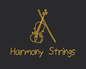 Golden Violin Cello logo