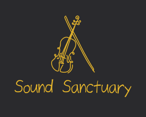 Golden Violin Cello logo