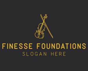 Golden Violin Cello logo