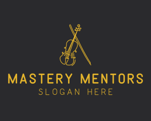 Golden Violin Cello logo