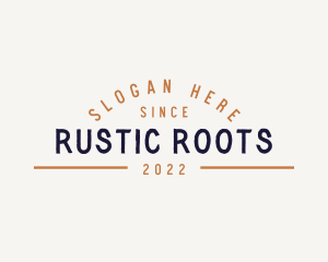 Classic Rustic Business logo design