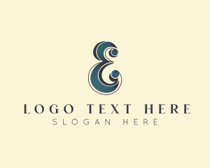 Interior Design Decor Letter E logo
