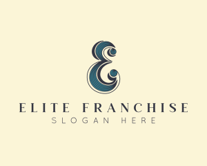 Interior Design Decor Letter E logo design