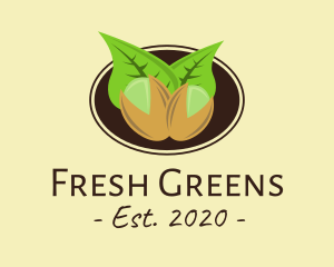 Healthy Green Veggie logo design