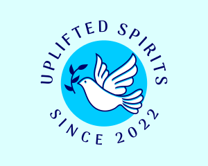 Flying Spiritual Bird  logo design