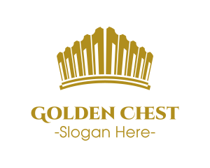 Golden Royal Tiara logo design