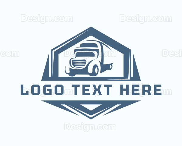 Logistics Freight Truck Logo