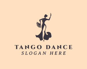 Folk Dance Dancer  logo design