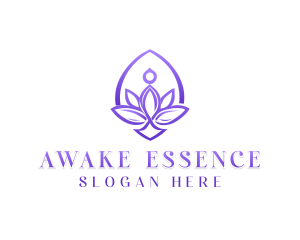 Yoga Mindfulness Lotus logo