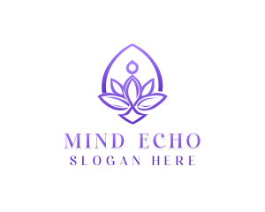 Yoga Mindfulness Lotus logo