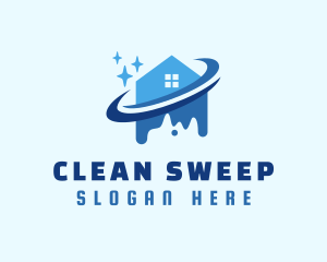 Residential Clean Housekeeping logo design