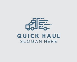 Quick Truck Logistics logo design