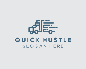 Quick Truck Logistics logo design