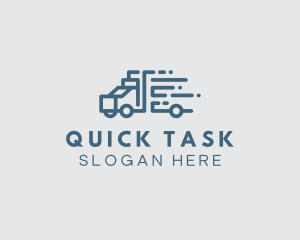 Quick Truck Logistics logo design