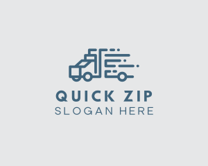 Quick Truck Logistics logo design