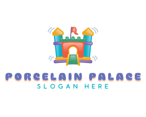 Bouncy Castle Inflatable logo design