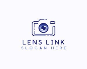 Camera Eye Lens logo design