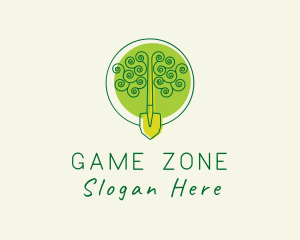 Garden Shovel Tree  Logo